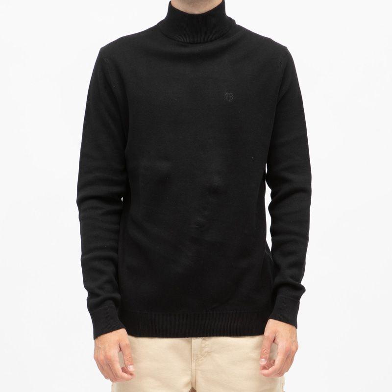 Pull coton col roulé milano Homme BILL TORNADE