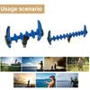 Fishing Rod Rest Head Fishing Rod Pods Holder Brackets Head Fishing Poles Brackets Plastic Rod Rest Head Easy to Install