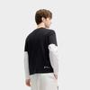 Fila Letter Round Neck Thin Short Sleeve T-Shirt Men Tops Black F11M429114FBK