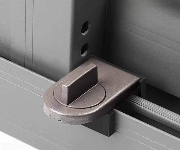 No-Drill Sliding Door Lock Child Safety Lock for Sliding Windows High-Rise Anti-Fall Limiter Anti-Theft Safety Latch