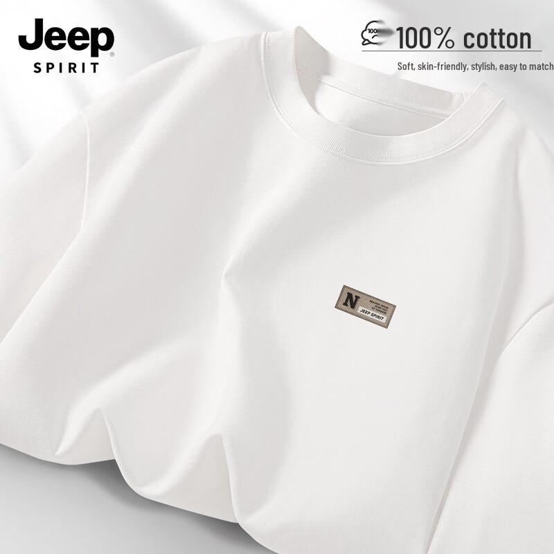 JEEP SPIRIT Men s Loose Fit Round Neck Long Sleeve T-Shirt XL