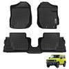 Mechanic Craft Works Jimny Sierra MT Floor Perfect 3D 1st and 2nd Row Interior CRAFT WORKS JB64 JB74 W [Automotive Supervised] Mats, Waterproof,