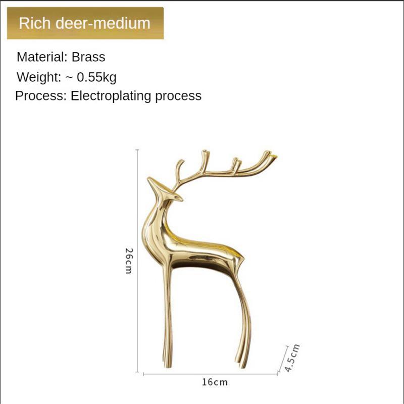 Deer Ornaments Practical Detail Home Decorations Need Unique Party Decorations Ornaments Exudes Elegance Safety Nordic Ornaments