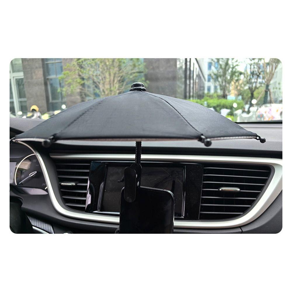 Bending Design Cell Phone Umbrella Anti-glare Phone Sun Shield  Shelter From Rain