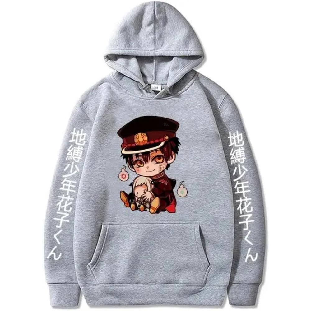 Japan Anime Toilet Bound Hanako Kun Graphic Hooded Men Women Manga Hoodies Casual Loose Sweatshirt Harajuku Male Streetwear