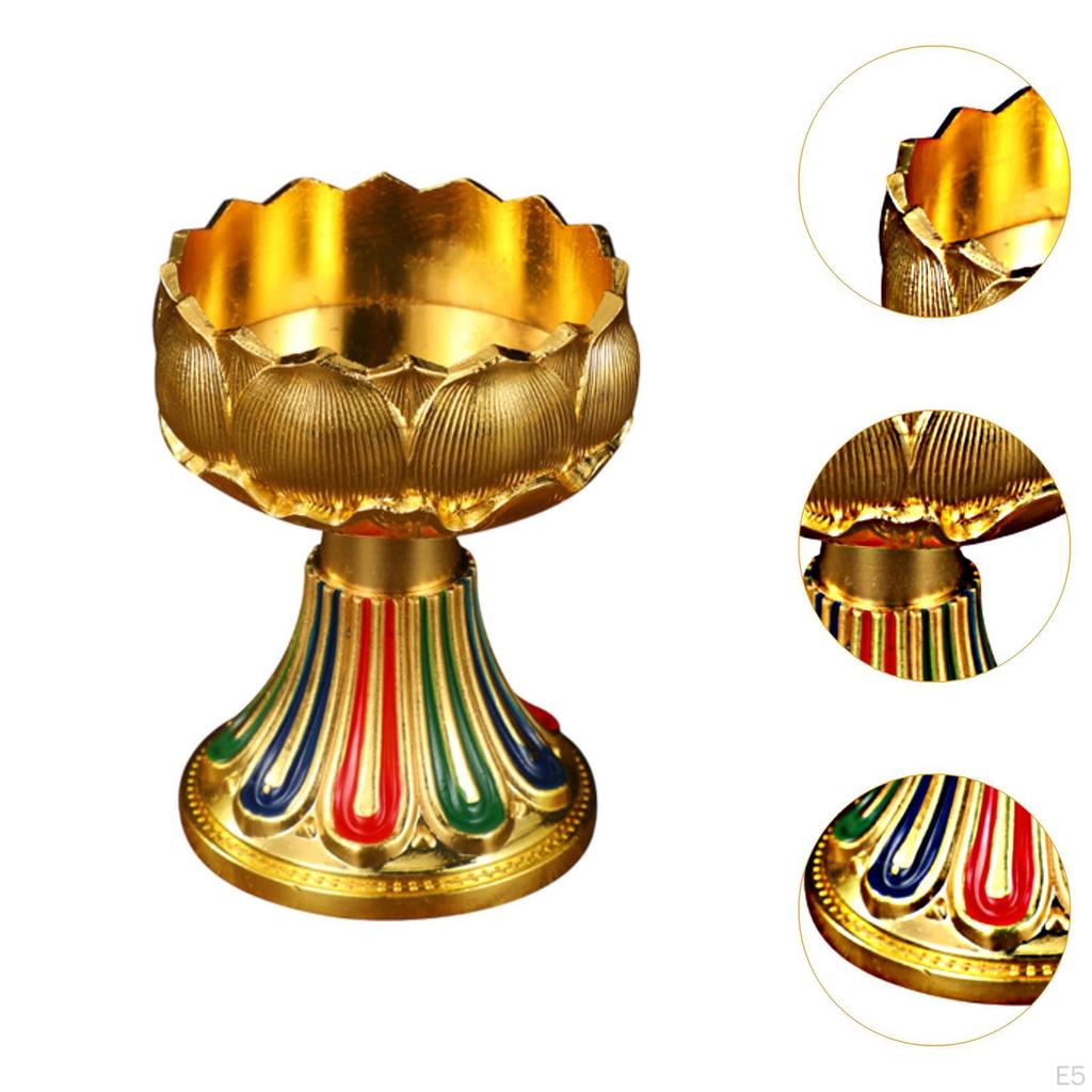 Butter Lamp Holder for Buddhist Altar and Home Decoration