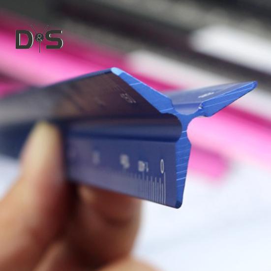 Aluminum Alloy Engineering Scale Ruler High Precision Triangular Architectural Drafting Tool Scale Bar Drafting Supplies