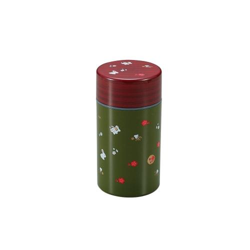 Tatsumiya Large Round Tea Caddy, Stylish Green, 05242