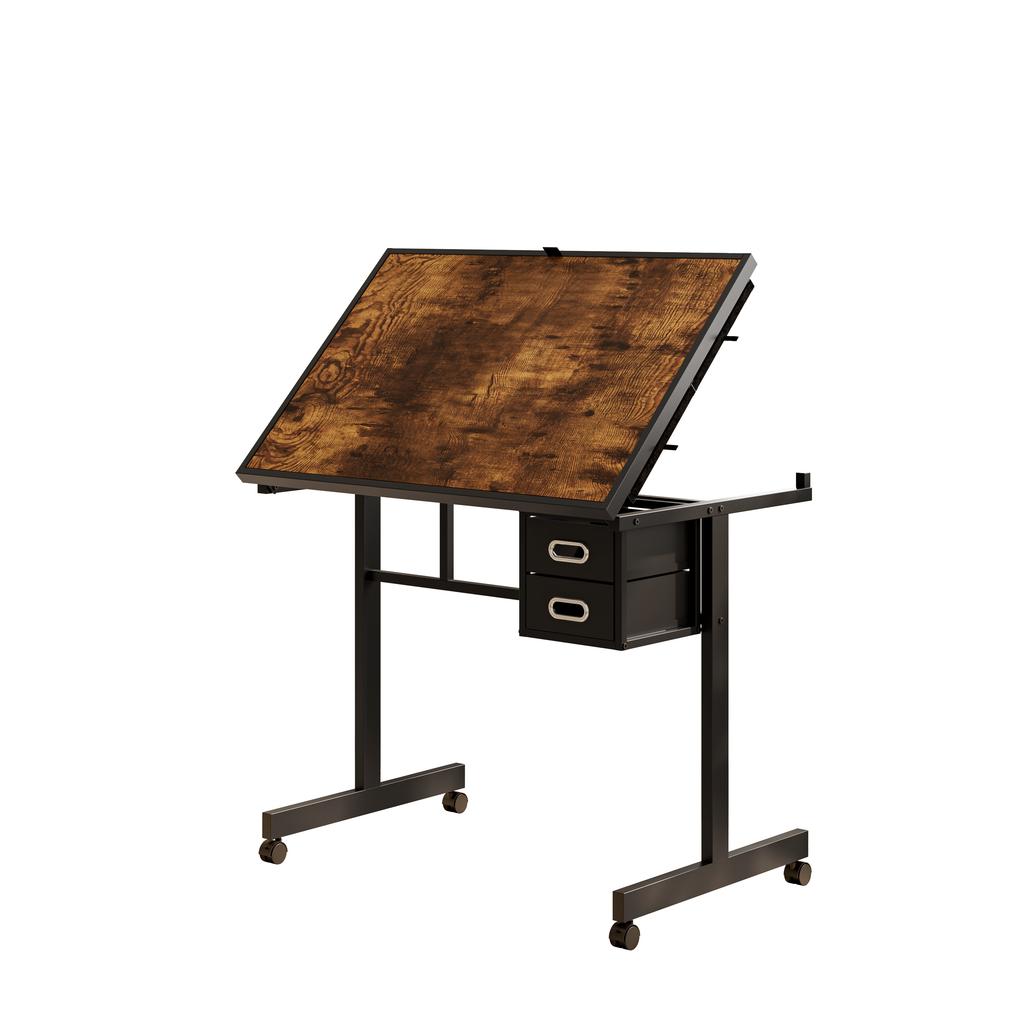 1000 Pieces Jigsaw Puzzle Metal Table Board for Adults Gift with 4 Trays and 2 Drawers