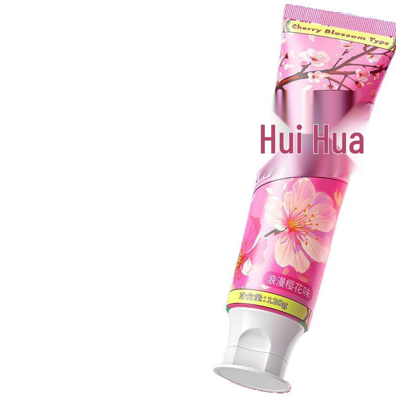 Baili Giant Cherry Blossom Whitening Toothpaste: Removes Yellow Stains, Freshens Breath, Long-Lasting Fragrance - Ideal for Students