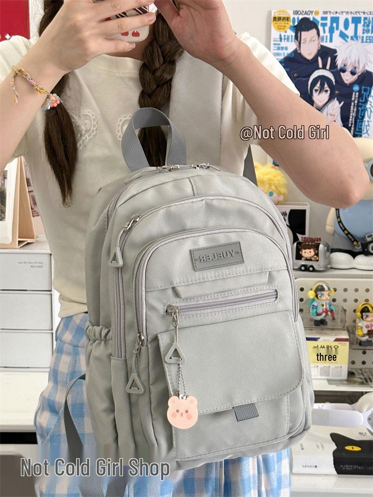 Niche Japanese-Style Large Capacity Backpack for Girls and College Students