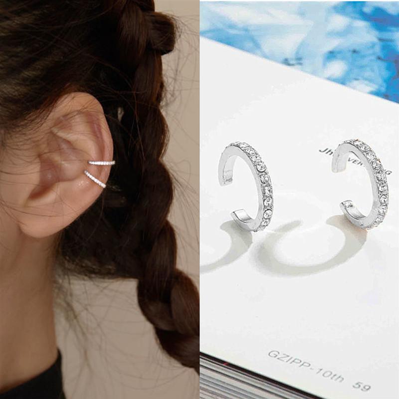 3 Pcs Ear Cuff Set Ear Clip Earrings Delicate Ear Cuffs Fake Piercing Earrings For Women Trend Jewelry  Gift
