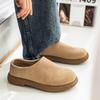 2026 Model Mueller Shoes - Men's Half-trousers with Soft Soles, Loungewear Style, Half-covered Slippers
