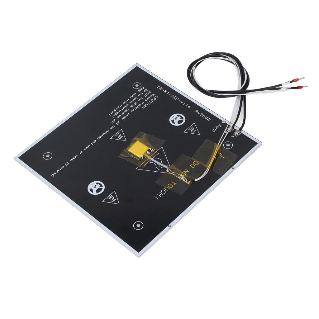 Heizbett-Kit 24V 280W Heizbett Aluminium Heiße Plattform für K1 K1C 3D-Drucker Ersatzteile