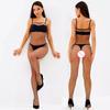Women'S Sexy Mesh Bodystocking Fishnet Lingerie Black Nightwear Bodysuits One Piece Jumpsuit Underwear Nightwear Costumes