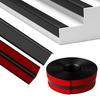 1PC 1mx9.8cm L-shape Stair Edge Protector Step Anti-skid Tape PVC Wrapped Corner Pressure Edge Strip for Indoor&Outdoor
