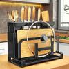 Multi-purpose Kitchen Knife Holder Storage Rack Countertop  Organizer for Cutting Board Pot Lid and Chopsticks Kitchen Holder