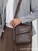 Men's Versatile PU Leather Crossbody Bag - Casual, Large Capacity, Shoulder Bag for Business and Travel