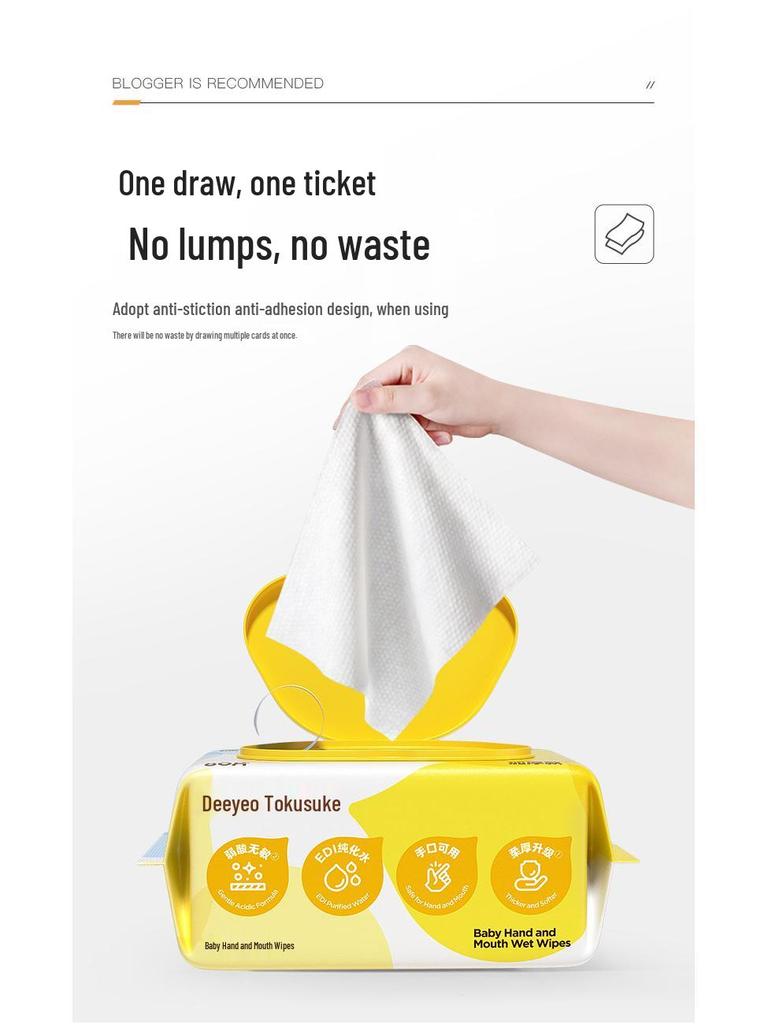 Deyou Baby Hand & Mouth Wipes: 400-Count Household Pack for Newborns