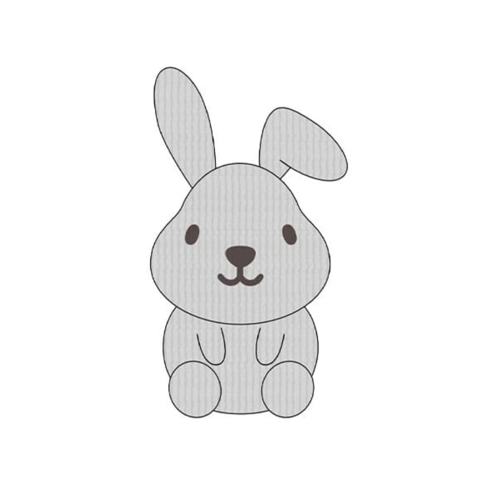 K Company Rappy Corduroy Series Sitting Plush Toy, Small, Smile, H135 X W70 X D70mm, LPC-ONS-SM