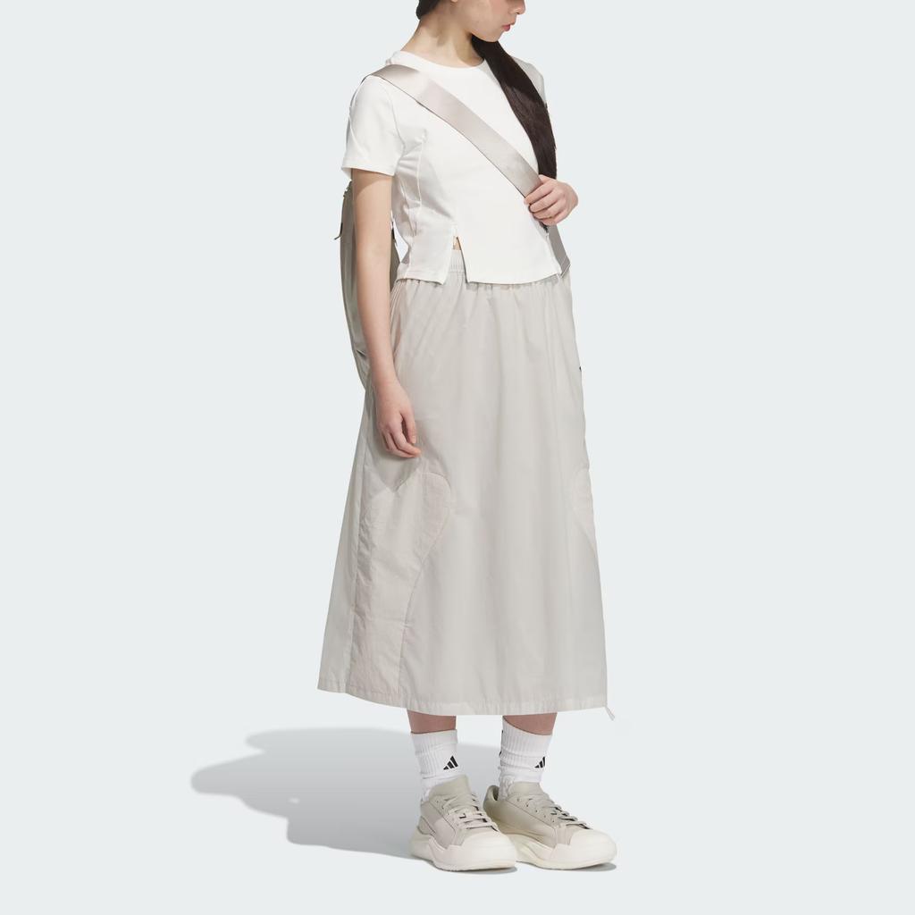 Adidas FOS Series Future Style Woven Skirt Water-Resistant Comfortable Casual Long Skirt Women Skirts Miracle-Bauxite-Brown JM4269
