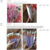 10pcs Unicorn Makeup Brushes With Colorful Bristles Handles Fantasy Makeup Brush Set Foundation Eyeshadow Unicorn Brush Kit