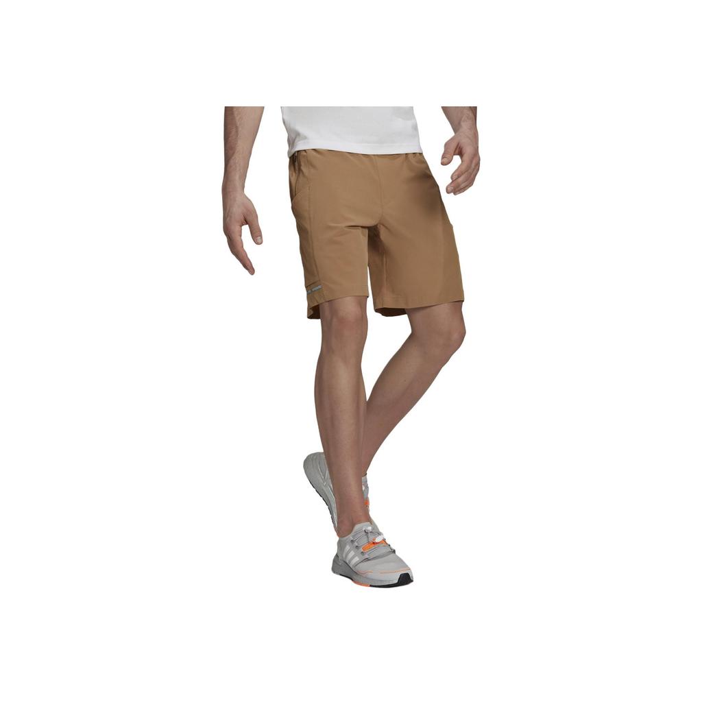 adidas Men's Th Short Wv Id Adjustable Belt Woven Shorts Mesa Yellow GU1745