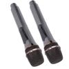 2PCS Drahtlose Mikrofon 2,4G Noise Reduktion Handheld Dynamische Mikrofon Set mit Empfänger für