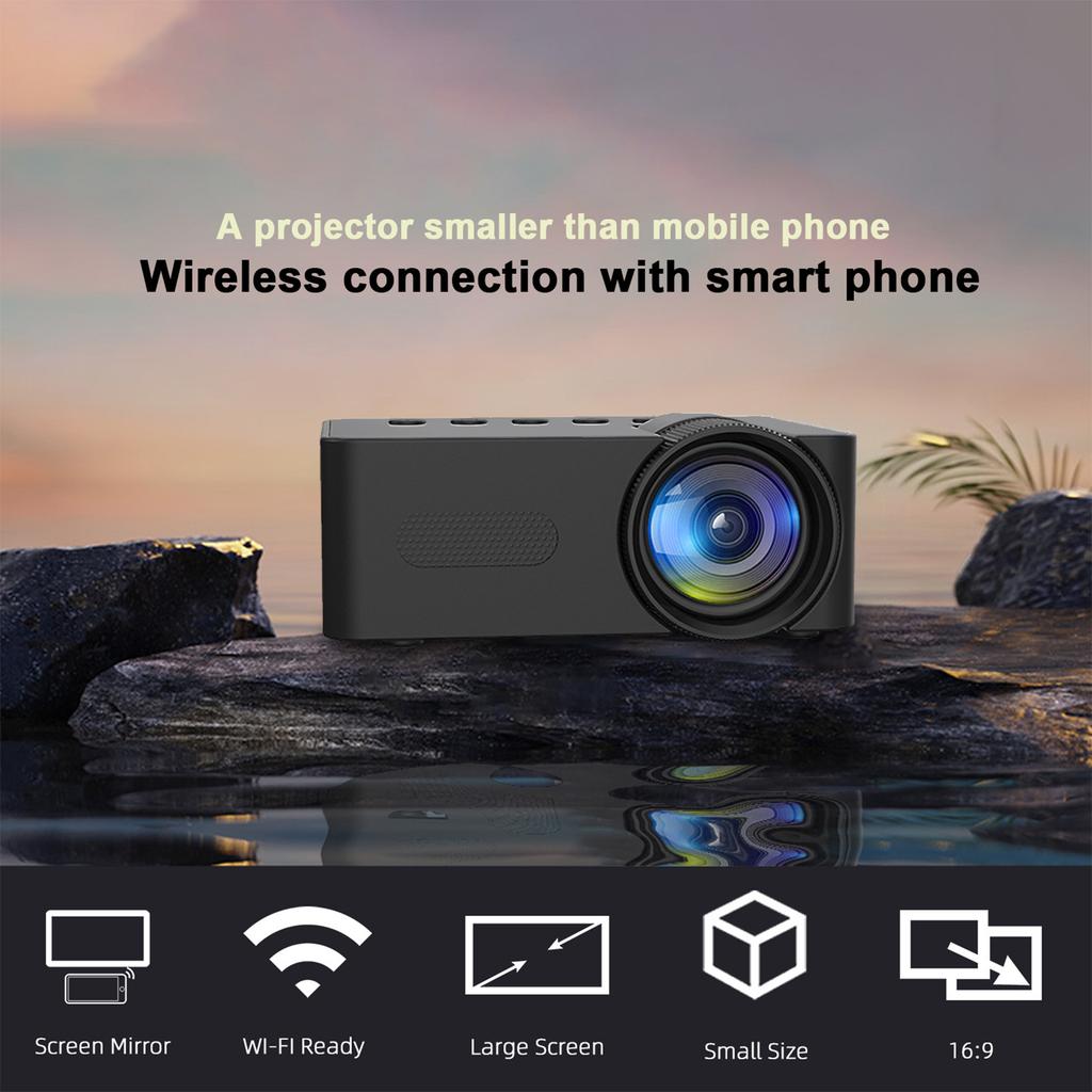 Small Home Projector Projector Portable Micro Home Theater Wireless Mobile Phone