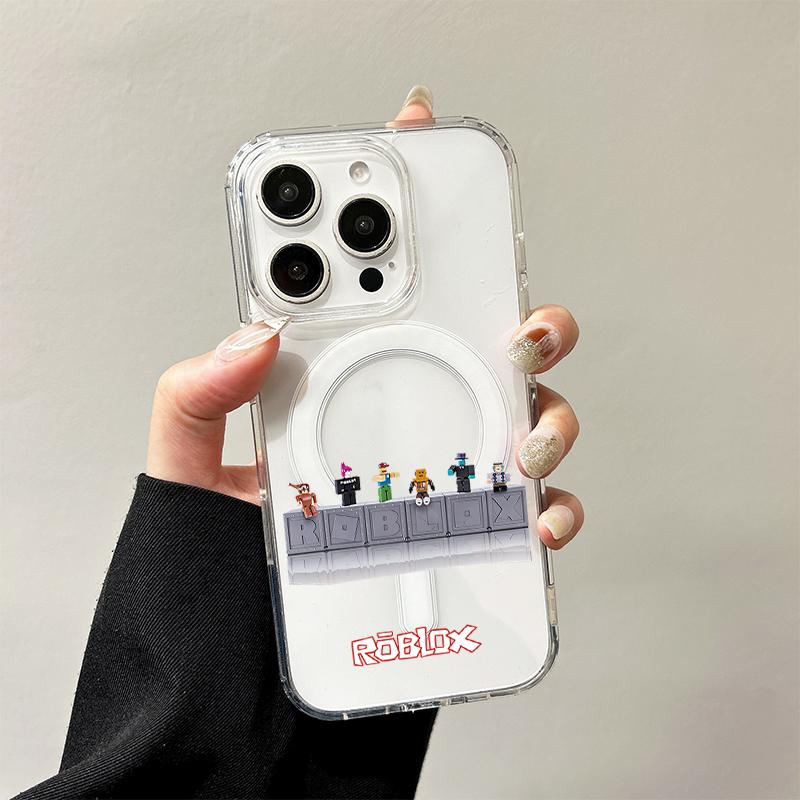 

R-Robloxes Magnetic Case for Samsung Galaxy S26 Ultra S25 Edge S24 Plus S23 FE A57 A56 A55 A54 A36 A35 A17 A16 A15 A07 A06 Cover Galaxy A06 F06