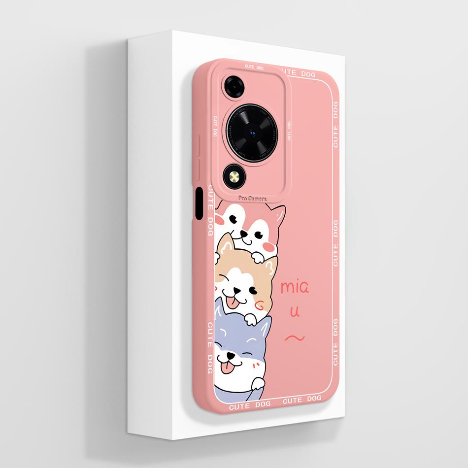 Case For Huawei Nova Y72 Cute Design Phone Cover Camera Protector Soft Liquid Silicone Funda Models MGA-LX3 Protective Bumper