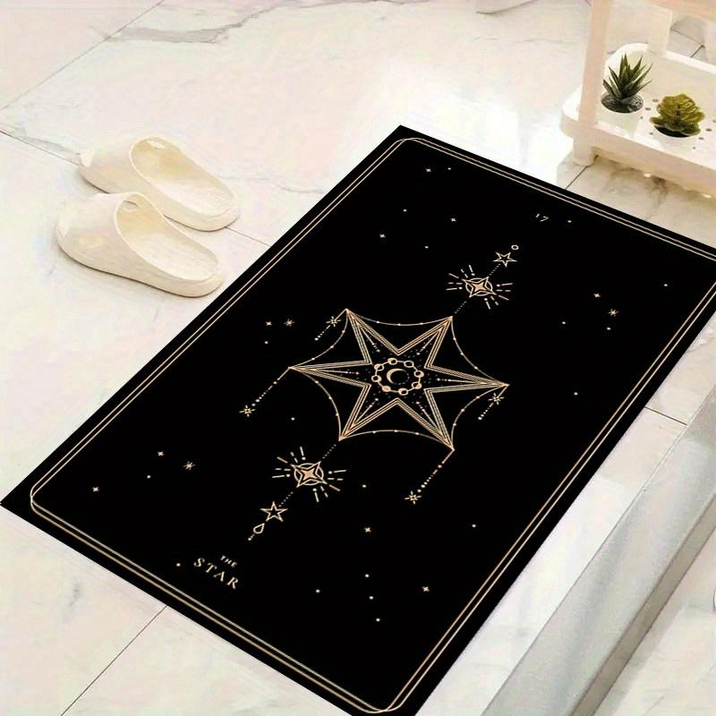 

1pc Stars Print, Design Indoor Area Rug - Soft, Anti-Slip, and Durable Gaming Room Decor for Bedroom, Living Room 60cm by 90cm