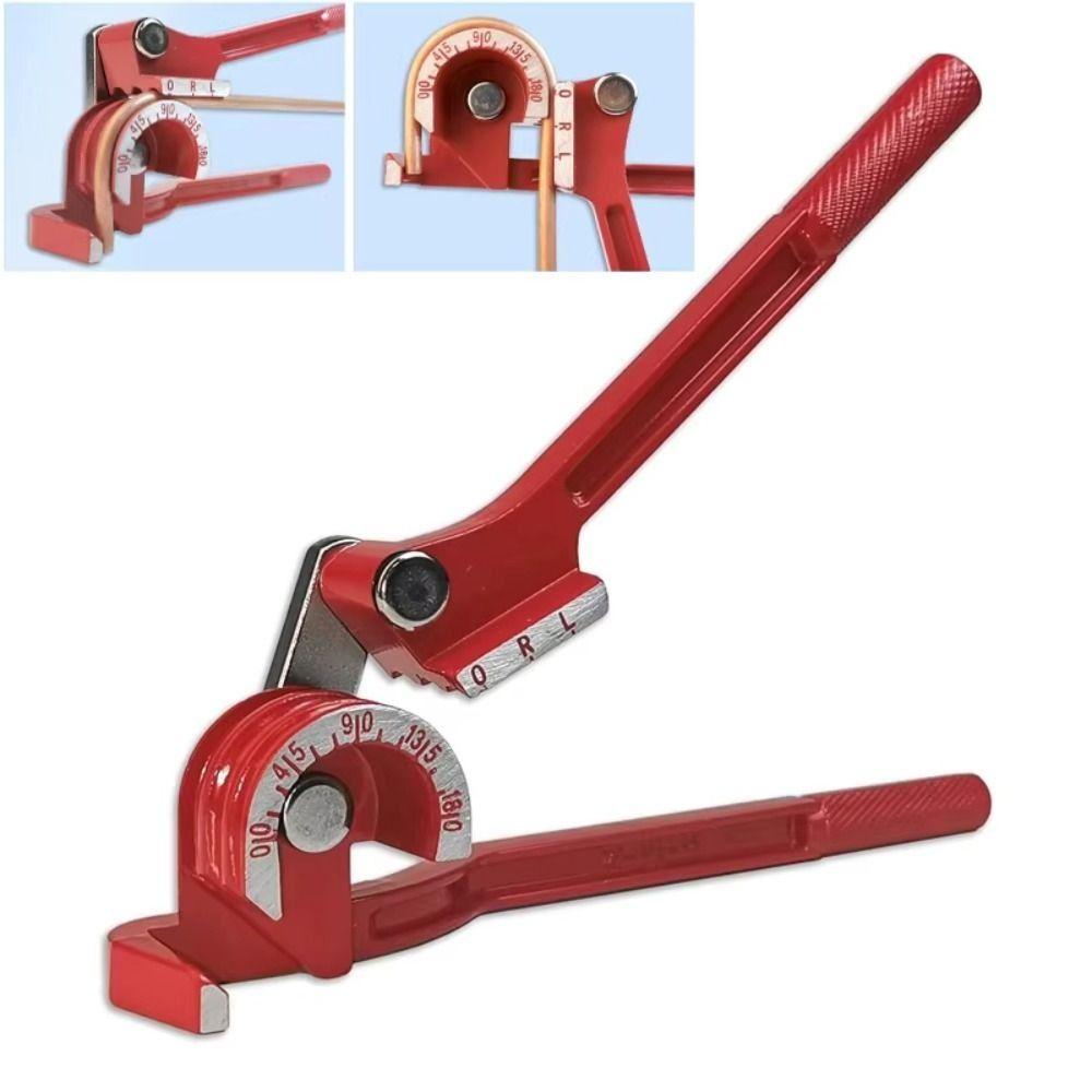 Heavy Duty Manual Bending Tool Brake Pipe Rolling Fuel Line Curving Plier  Brass Copper Tube Pipe