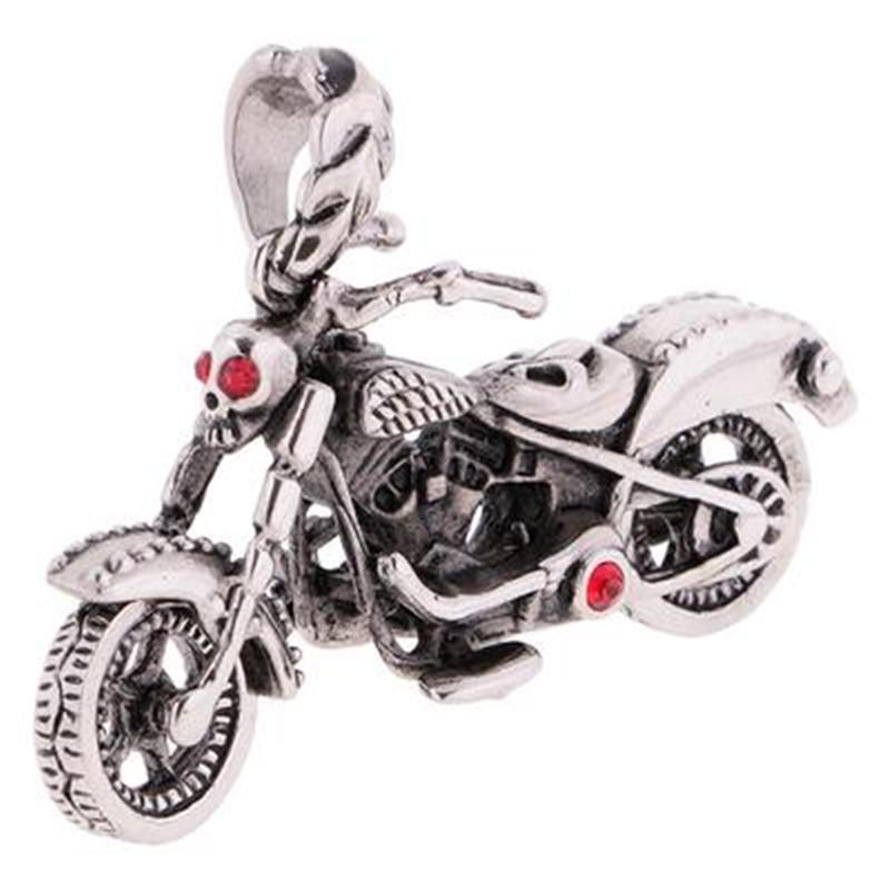 Hombre 316L Acero inoxidable Gótico Motocicleta Motociclista Colgante  Collar comprar a buen precio — entrega gratuita, reseñas reales con fotos —  Joom