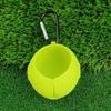 Portable Golf Ball Hook Holder Protective Cover 11mm Golf Ball Silicone Sleeve Protective Cover Golf Training Aids Golf Bags