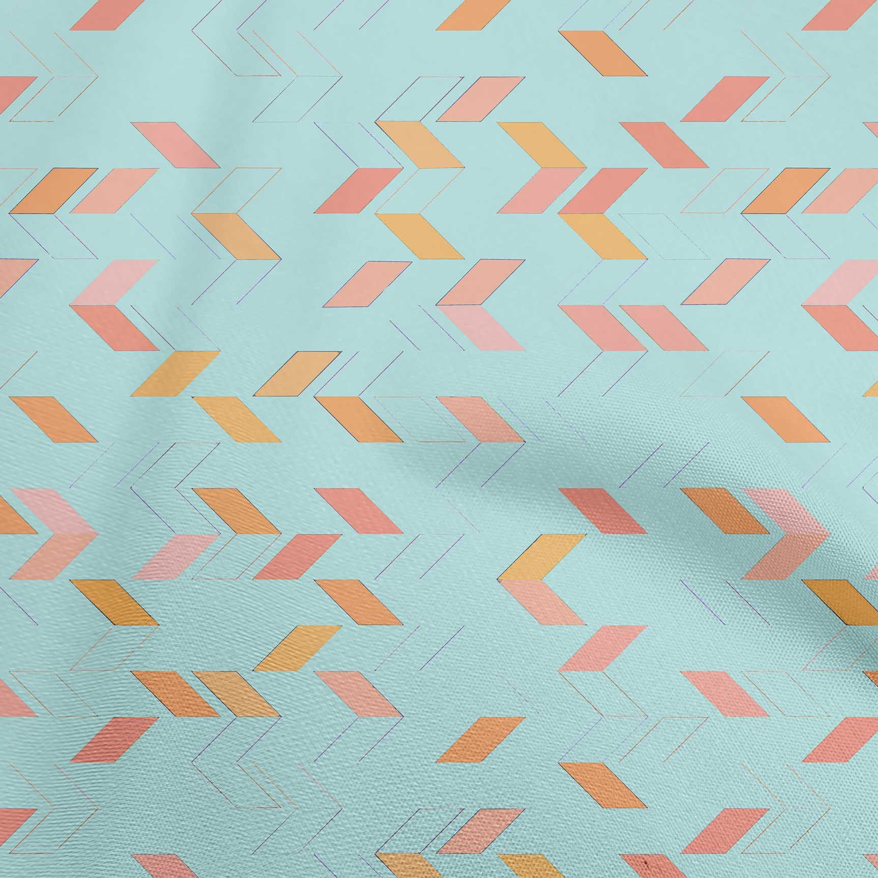 

OneOone Cotton Flex Dusty Blue Fabric Геометричний швейний матеріал Тканина з принтом у дворі 40 дюймів 42 Inch Wide - Viscose Chiffon небо синє кольору