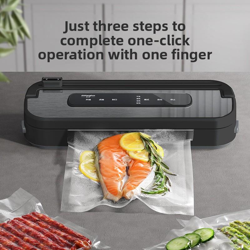 Vacuum sealing machine, food packaging machine, kitchen vacuum household preservation