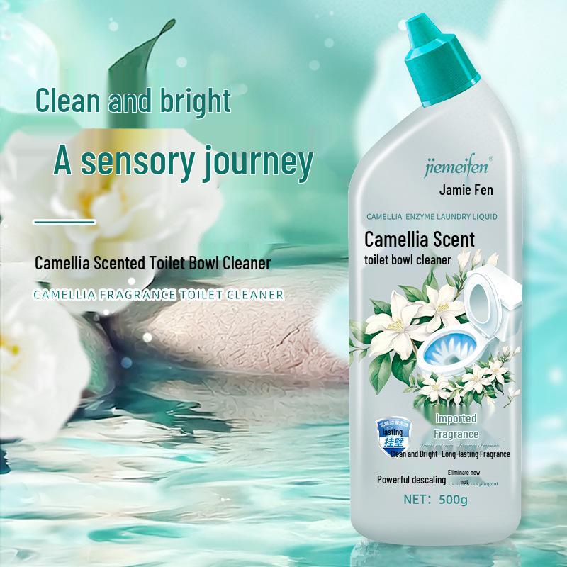 Jiemeifen Camellia Toilet Bowl Cleaner 500g - Stain Remover & Descaler [Buy 1 Get 6]
