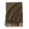 Cashmere Feel Solid Color Women's Imitation Cashmere Scarf Spring Atmosphere Korean Style Versatile Mid Length Shawl Scarf