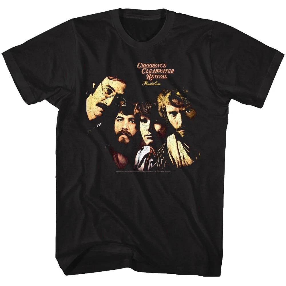 Creedence Clearwater Revival Pendulum Band Photo Men s T shirt 4XL