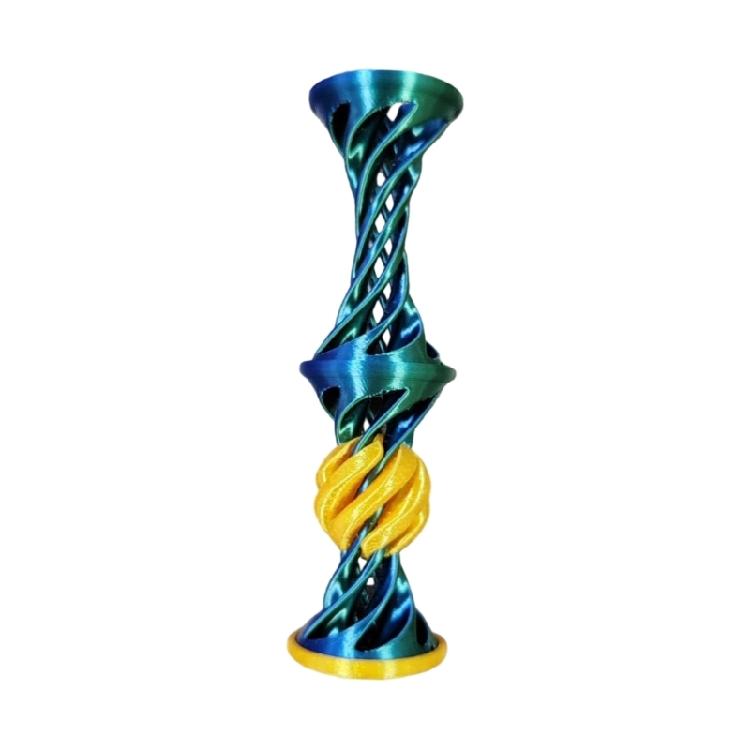 3D Print Spirals Toy Passthrough Pyramid Toy For Stress Relieving And Concentration Improvement for Office and Classroom