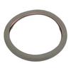 Car Steering Wheel Cover 15in Universal Fit Artificial Leather Protector for ModificationGrey