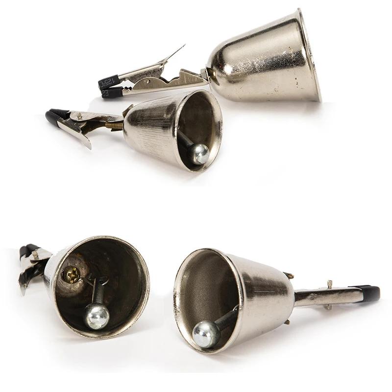 Fishing Sea Pole Bell Metal Iron Horse Silver Circular Ring Opening Horn Fishing Accessories Fishing Tools