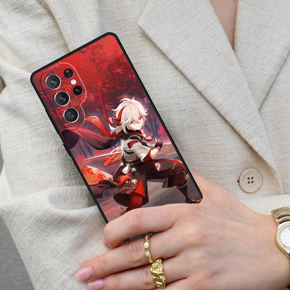 Genshin Impact Kaedehara Kazuha PATTERN Cell Phone Case for Samsung Galaxy S26 Ultra S25 S24 S23 S22 S21 S20 Note10 Cover