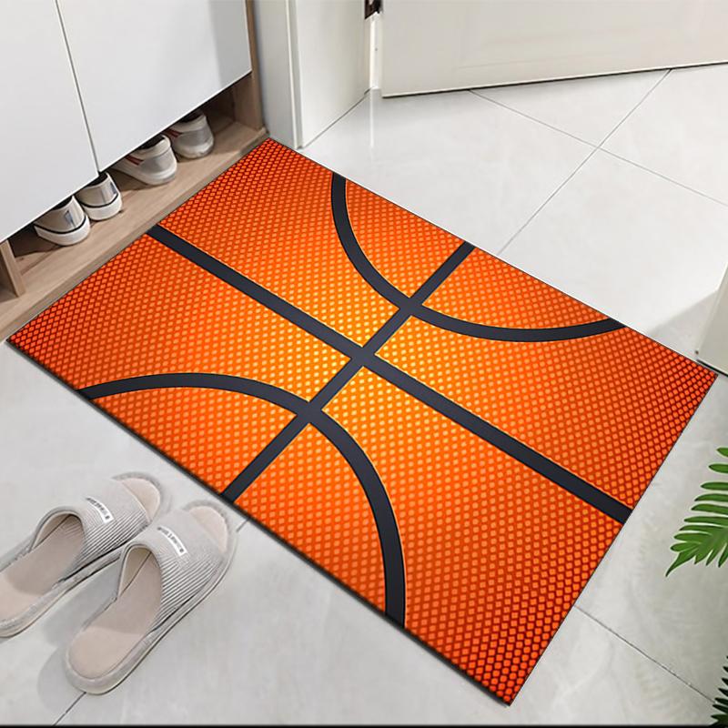 Basketball Printed Carpet, for Office Chair Living Room Bedroom Kitchen Room Decor Gifts.