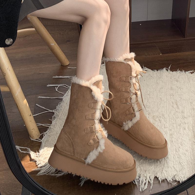 Autumn Thick Versatile Fashion Snow Boots for Women