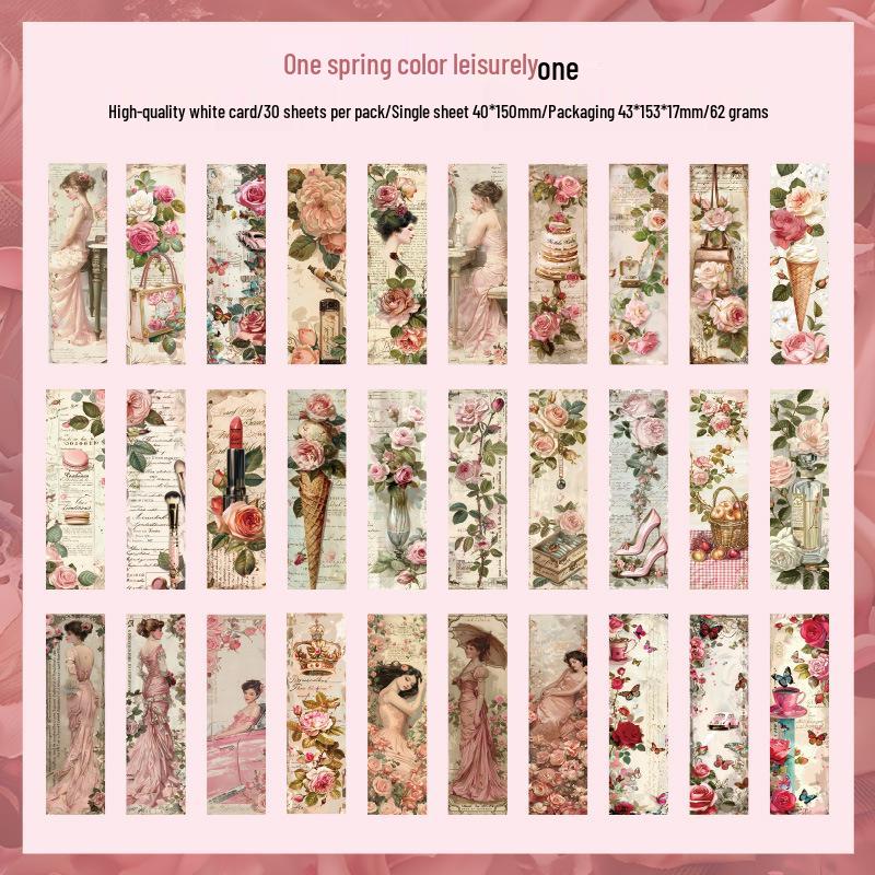 Yuezhen Romantic Garden Creative Graduation Bookmark Gift