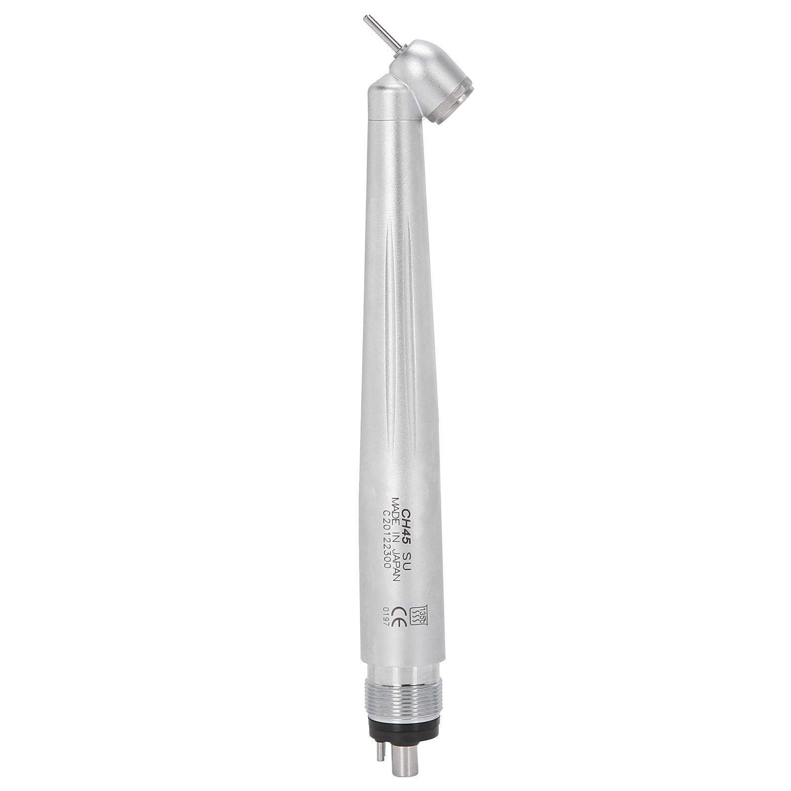 

Стоматологический 4-канальный высокоскоростной наконечник Портативный наконечник 45 градусов Стоматологический аксессуар