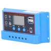 Solar Panel Charge Controller LCD Display PWM Photovoltaic Charging Regulator 12V 24V30A