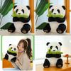 Adorable Bamboo Flute Panda Plush Toy Soft Stuffed Animal For Kids Gifts